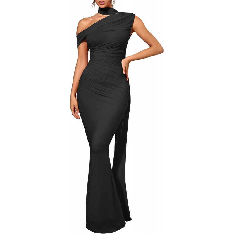 Women's One Shoulder Formal Evening Gown