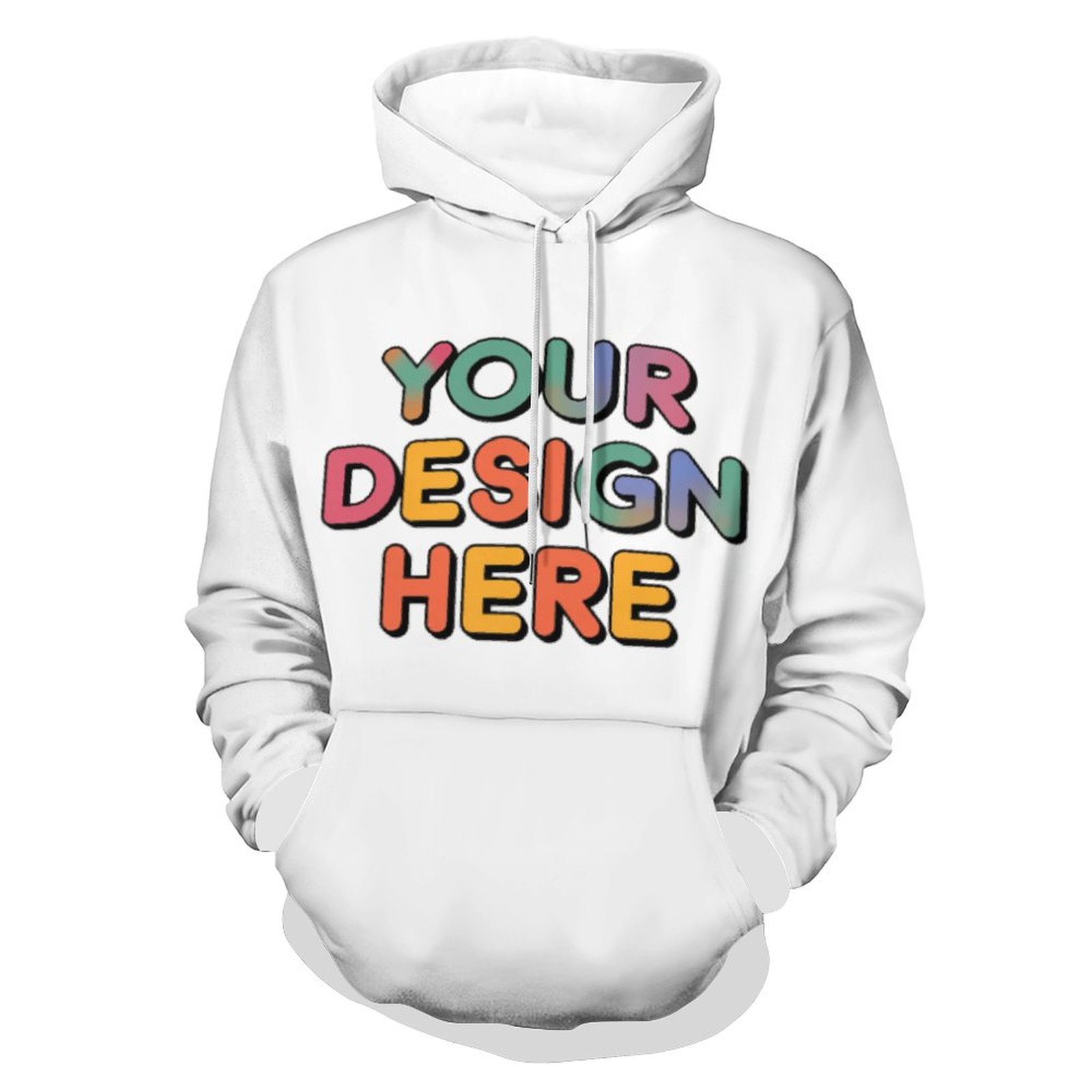 Customized Unisex Printed Hooded Sweatshirt