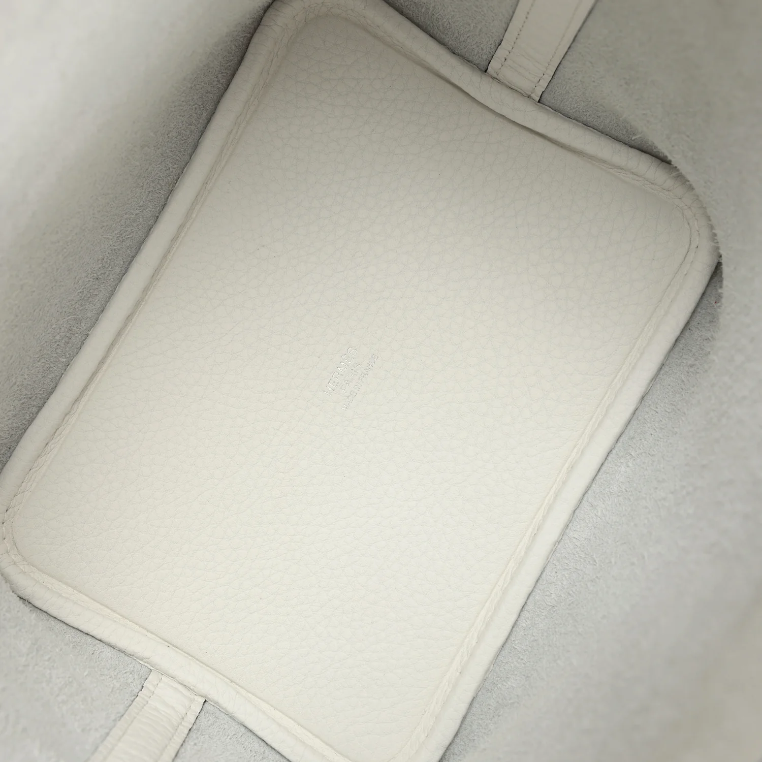 Hermes Picotin Lock 18 New White Clemence Palladium Hardware