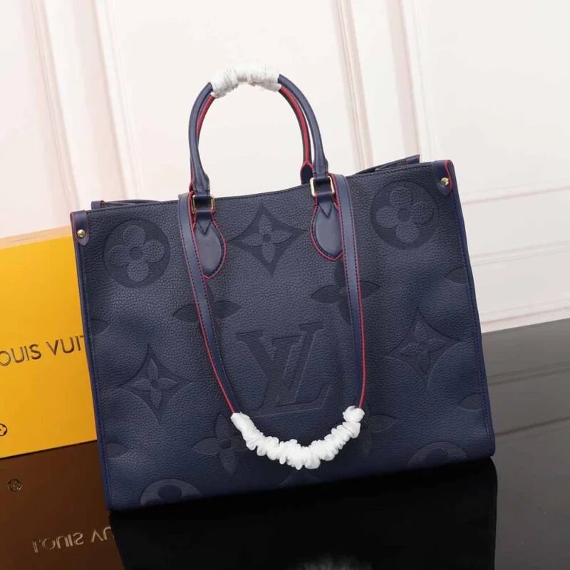 Louis Vuitton Onthego Gm-M45320 41Cm Blk/Blue/Red