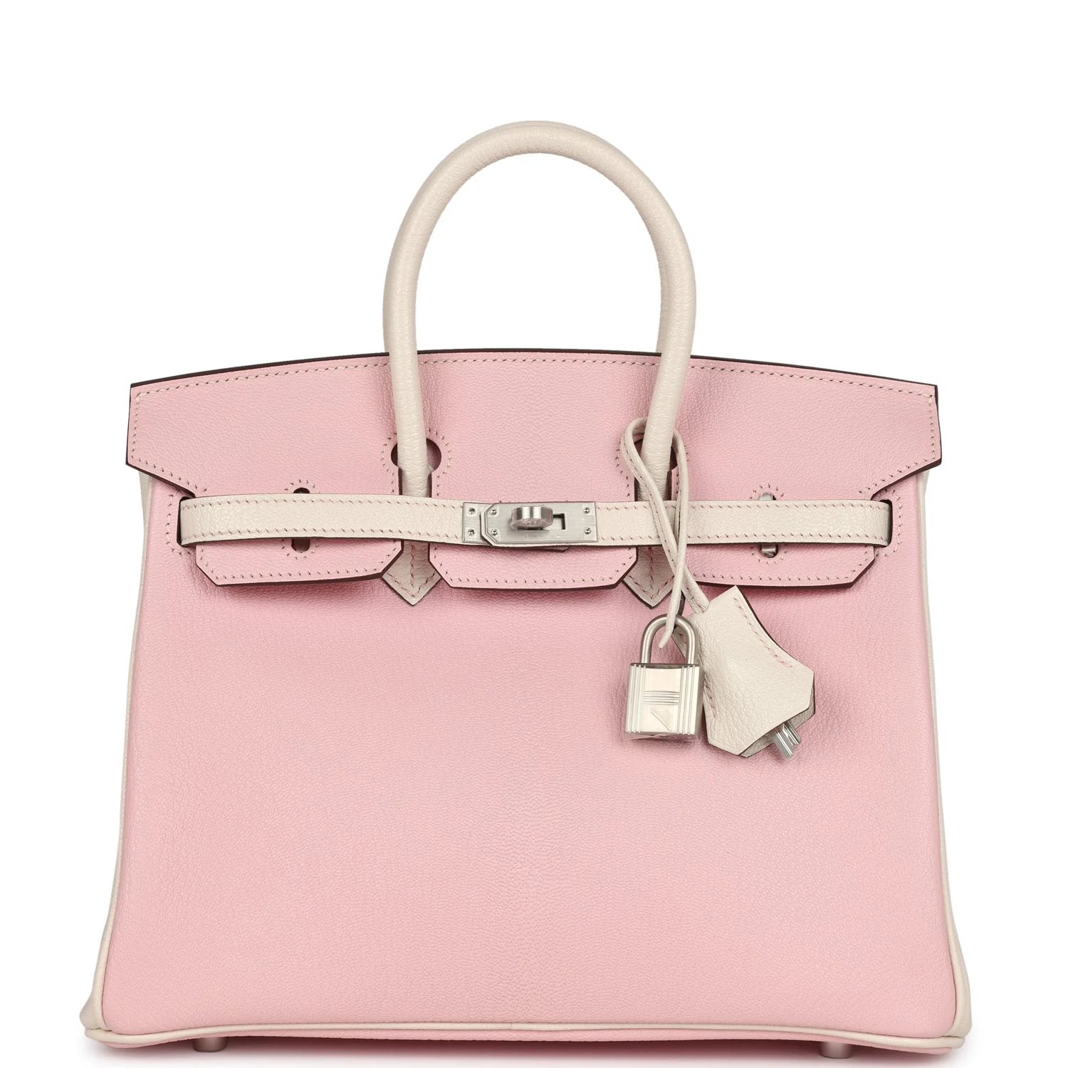 Hermes Special Order (HSS) Birkin 25 Rose Sakura and Nata Swift Brushed Gold Hardware