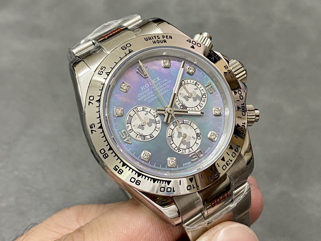 Rolex Cosmograph Daytona 116509 Diamond Markings 40MM Mens Replica Watch