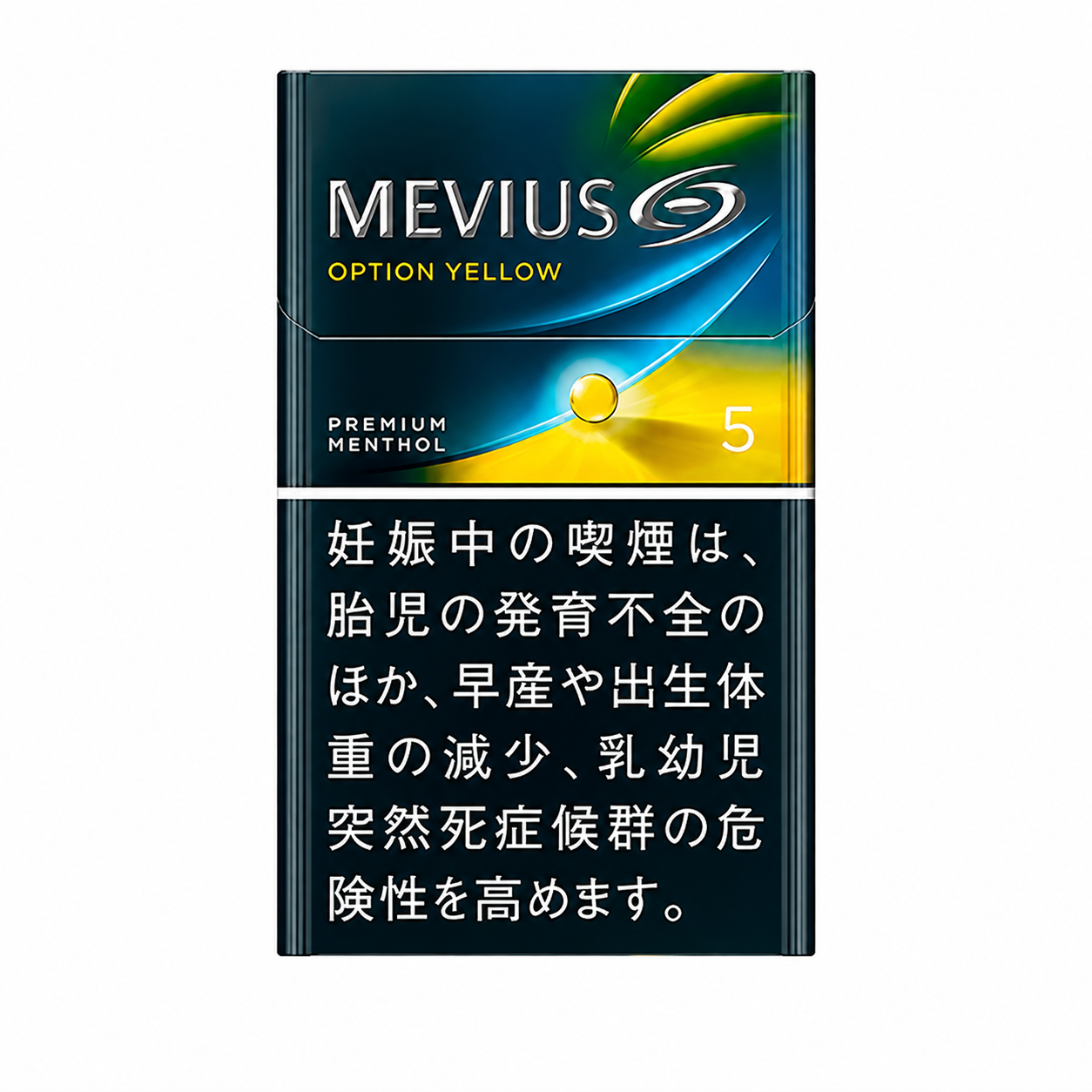 Mevius Premium Menthol Option Yellow 5mg Carton