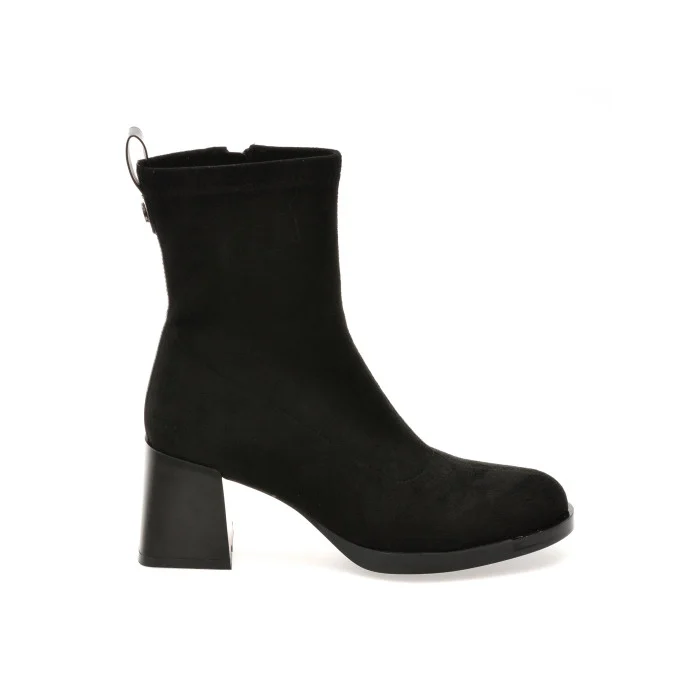 Botine FLAVIA PASSINI negre, 82673, din material textil