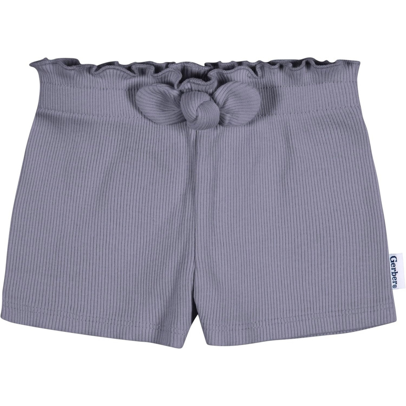 VAELIRAEL Baby Girls' Toddler 3-Pack Pull-on Knit Shorts