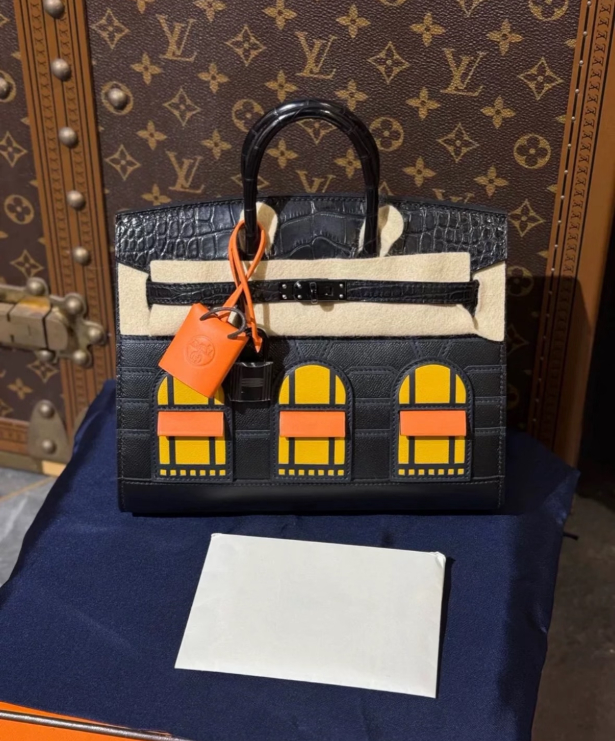 Advanced customization Birkin 25 crocodile skin customization