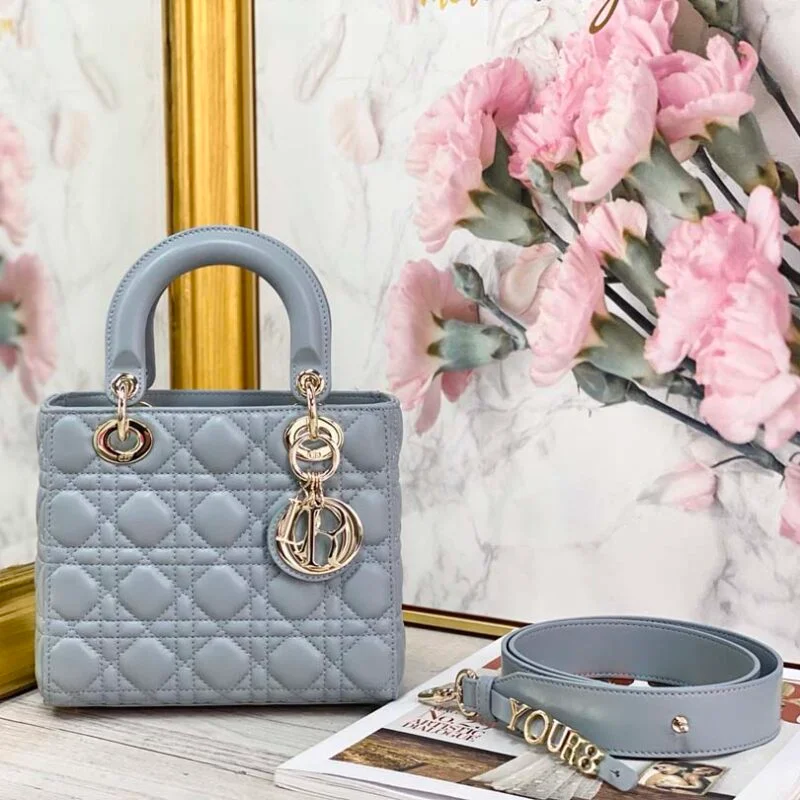Dior My A-Lady Dr Bag Blue/Pink/Grey