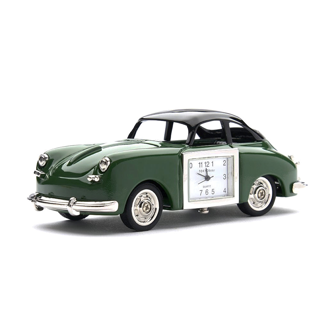 Vintage Car Clock, Green