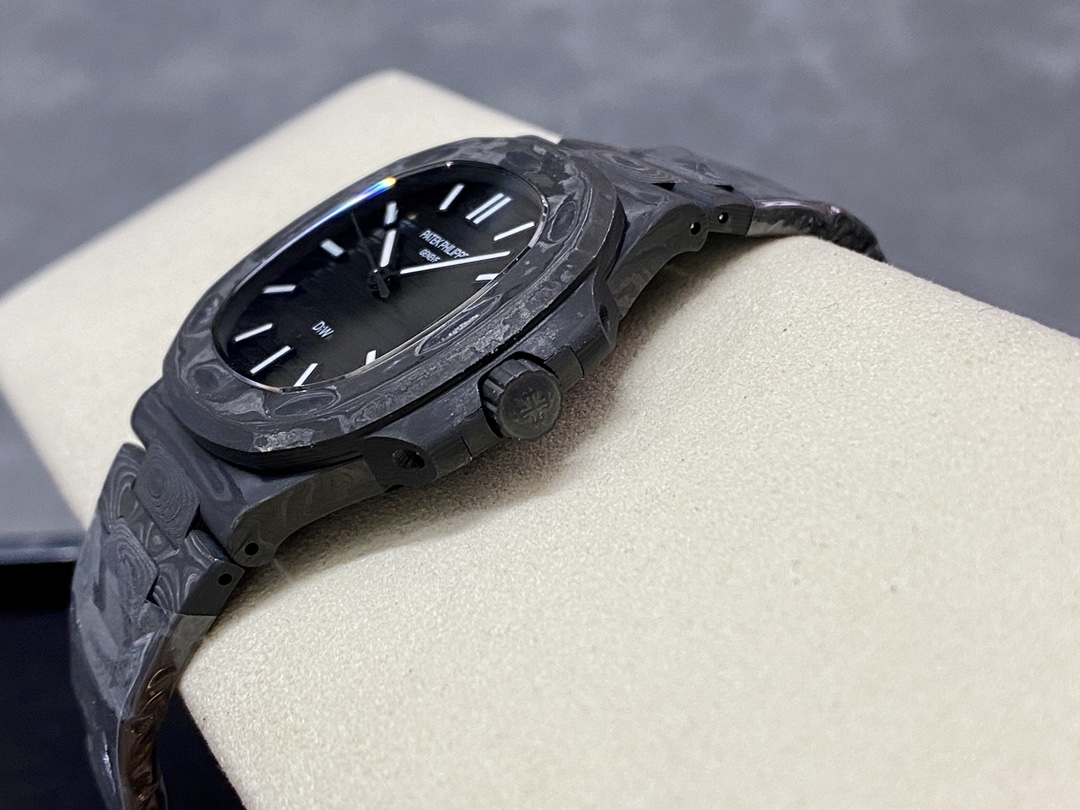 Patek Philippe Nautilus Carbon Fiber Case Black Dial 5711 40MM Watch
