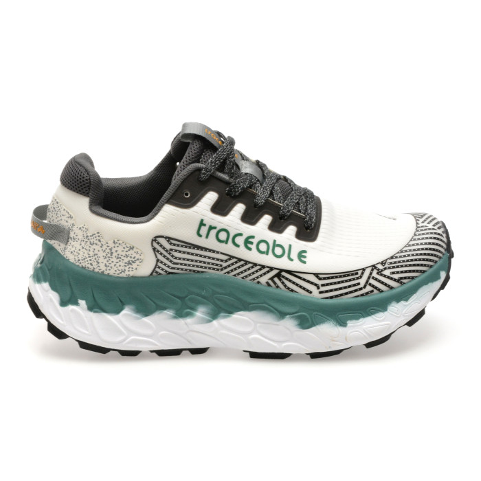 Pantofi sport TRACEABLE albi, 6655, din material textil