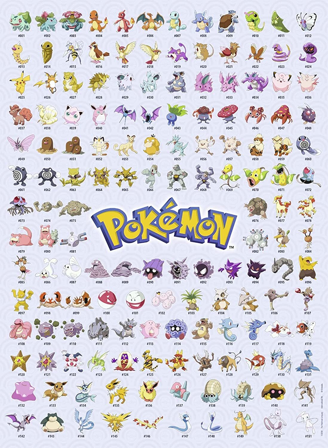 Pokemon – the first 151! 500 Piece Puzzle