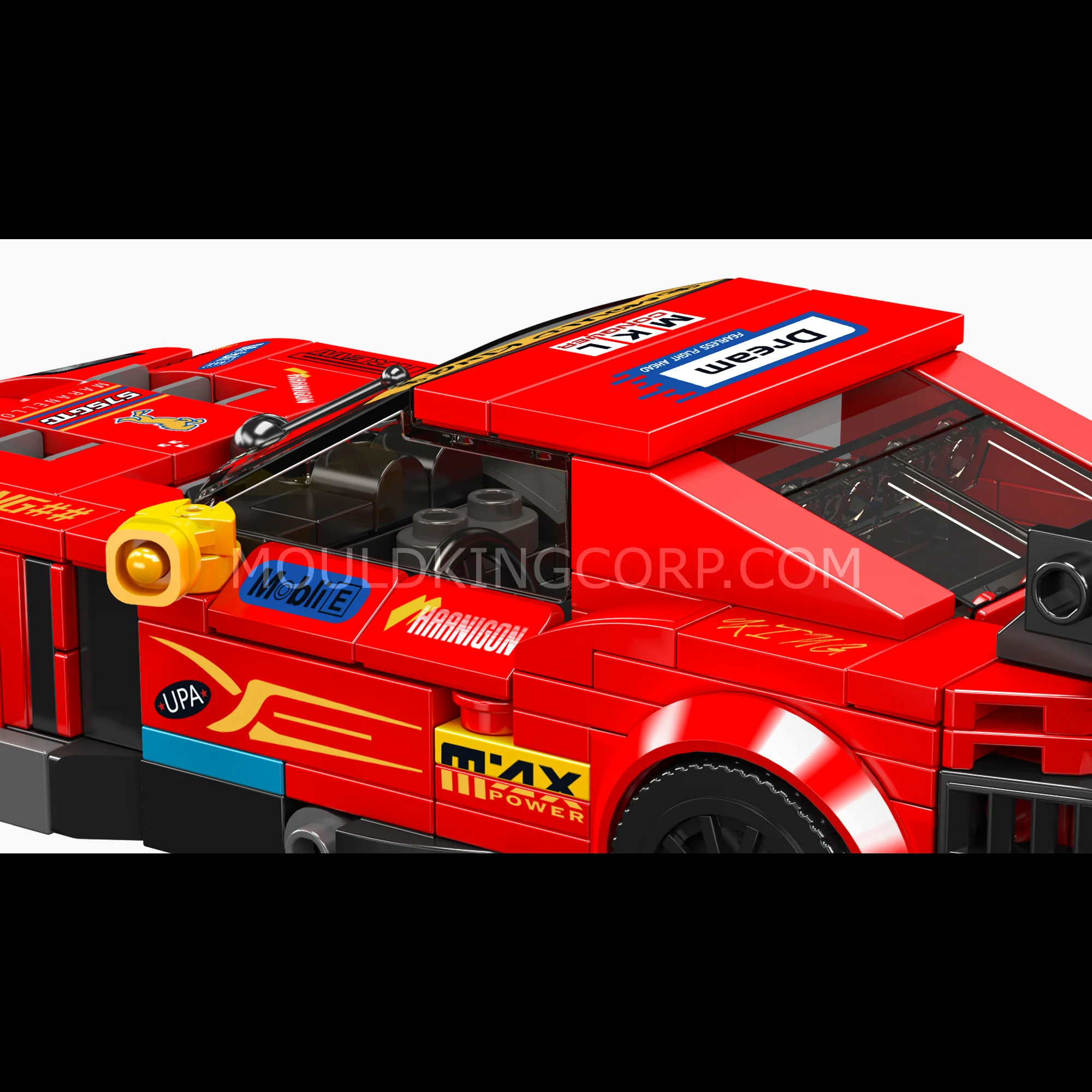 Mould King 27107 575 GTC Race Car Building Set | 470 Pcs