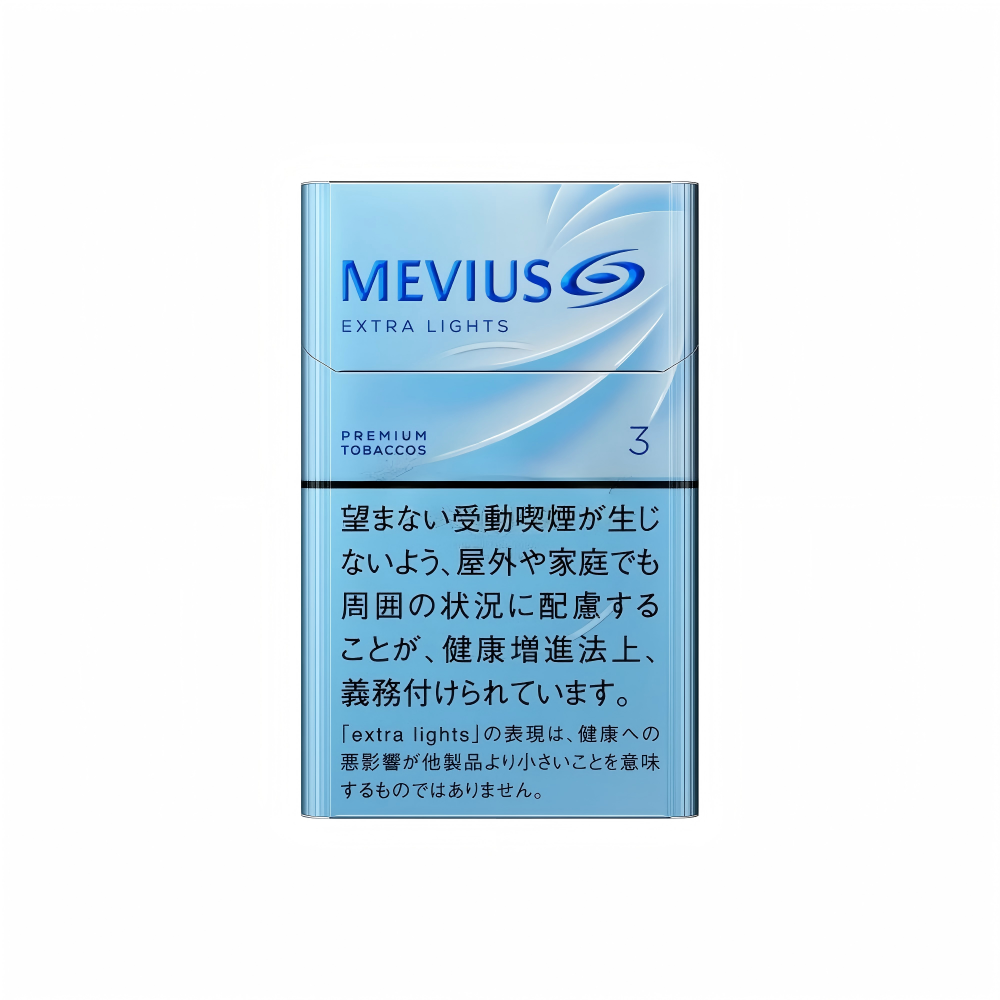 【New Arrival】Mevius Extra Lights 3mg Carton