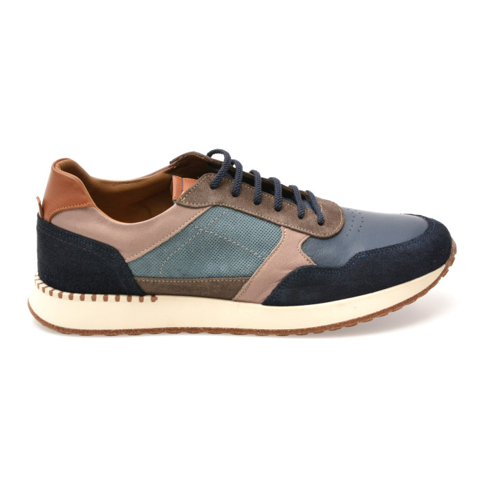 Pantofi sport BITE THE BULLET bleumarin, 31352, din piele naturala