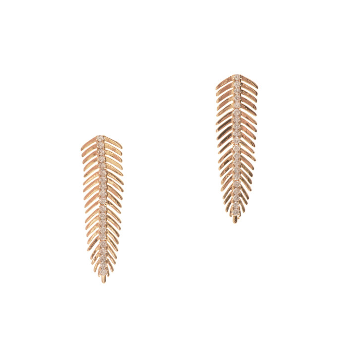 Cercei ALDO aurii, FEATHERS 972, din metal