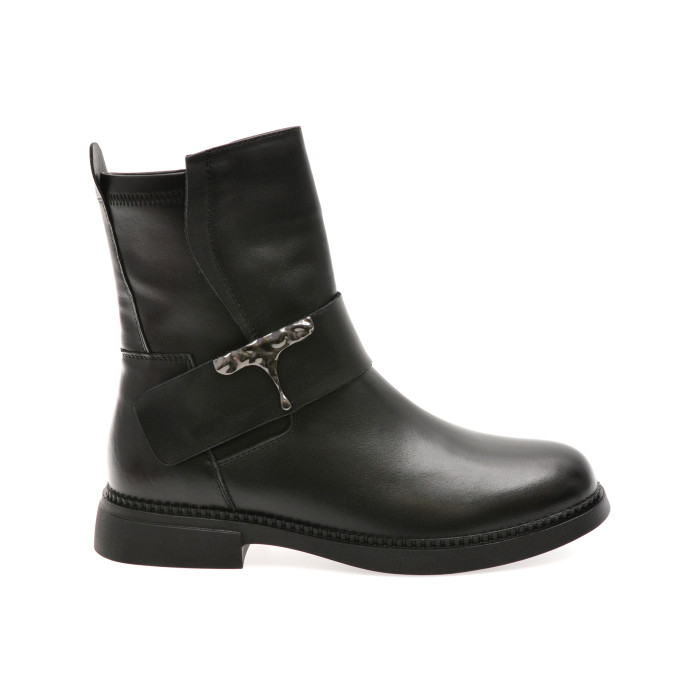 Ghete GRYXX negre, G719, din piele naturala
