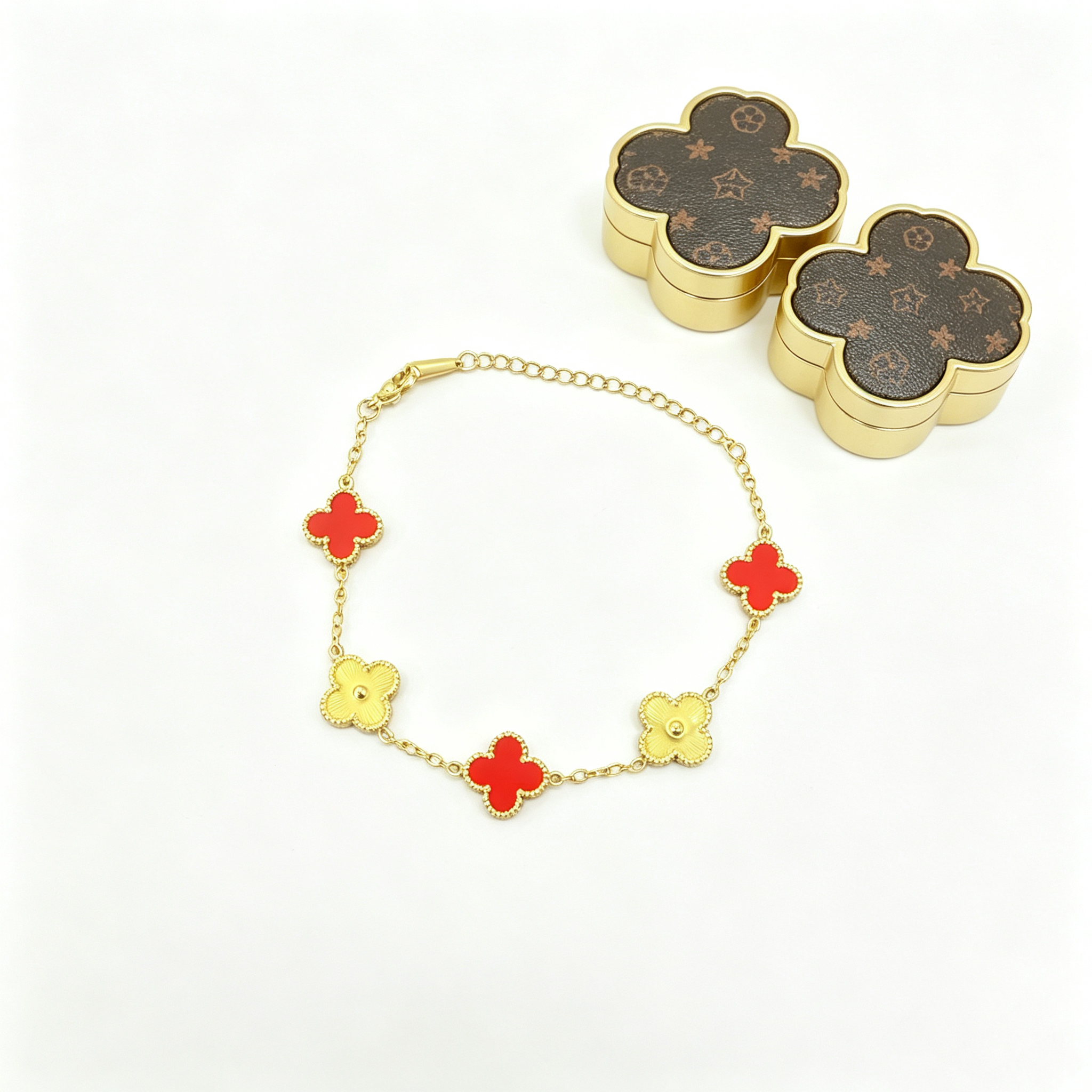 S—Double Inlaid Metal Bracelet