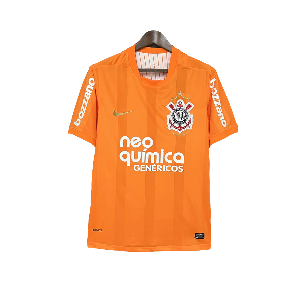 Corinthians 2010 Goalkeeper Orange Jersey - Retro Version