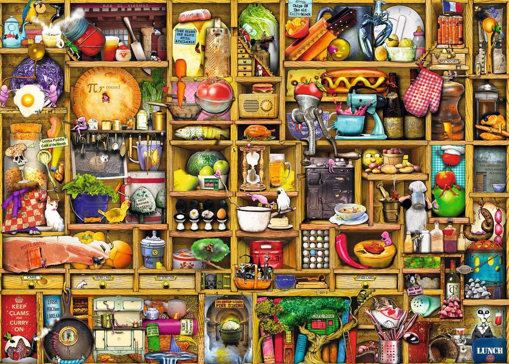 Colin Thompson Kitchen Cupboard 1000 Piece Puzzle