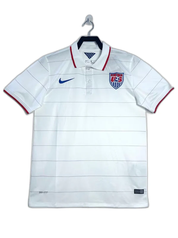 USA 2014 White Jersey - Retro Version