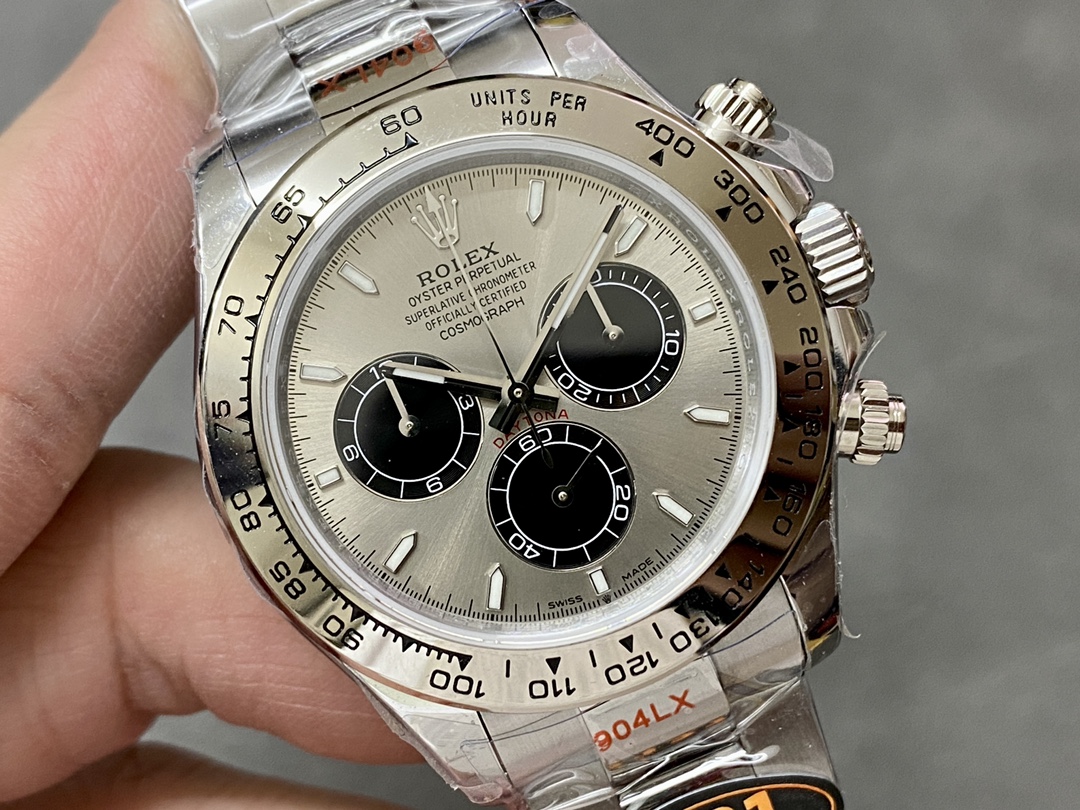 Rolex Cosmograph Daytona 116509 Silver Index Dial 40MM Mens Replica Watch