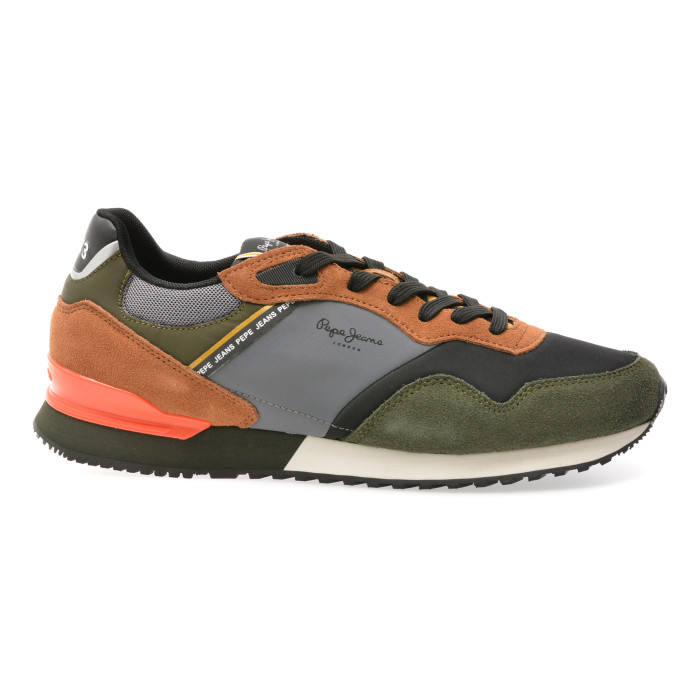 Pantofi sport PEPE JEANS kaki, MS40012, din material textil