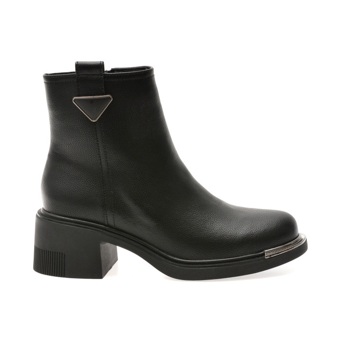 Ghete FLAVIA PASSINI negre, W670, din piele naturala