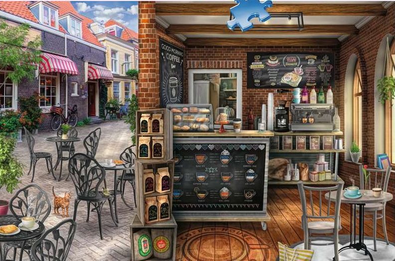Quaint Cafe 1000 Piece Puzzle
