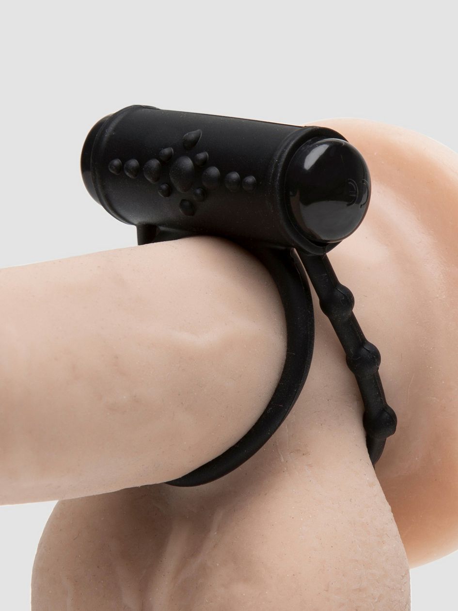 Lovehoney Twin Black Rechargeable Vibrating Cock Ring