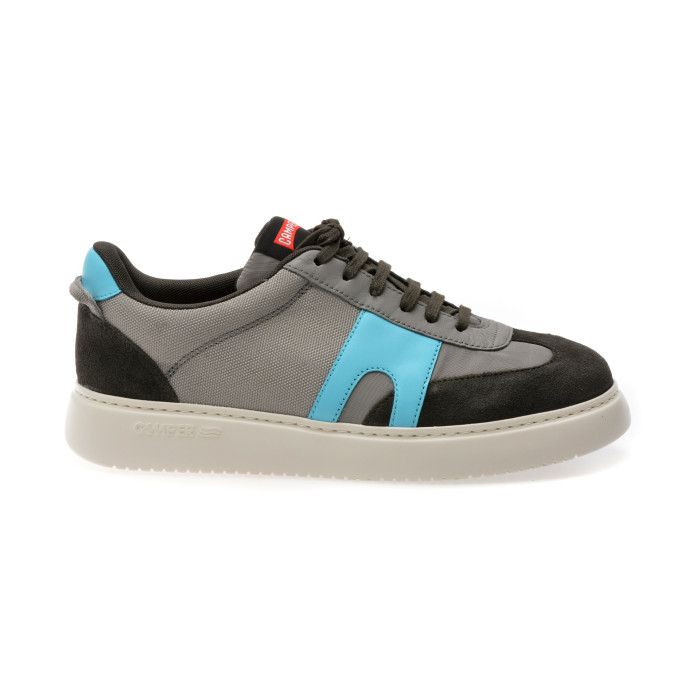 Pantofi sport CAMPER gri, RUNNER, din material textil