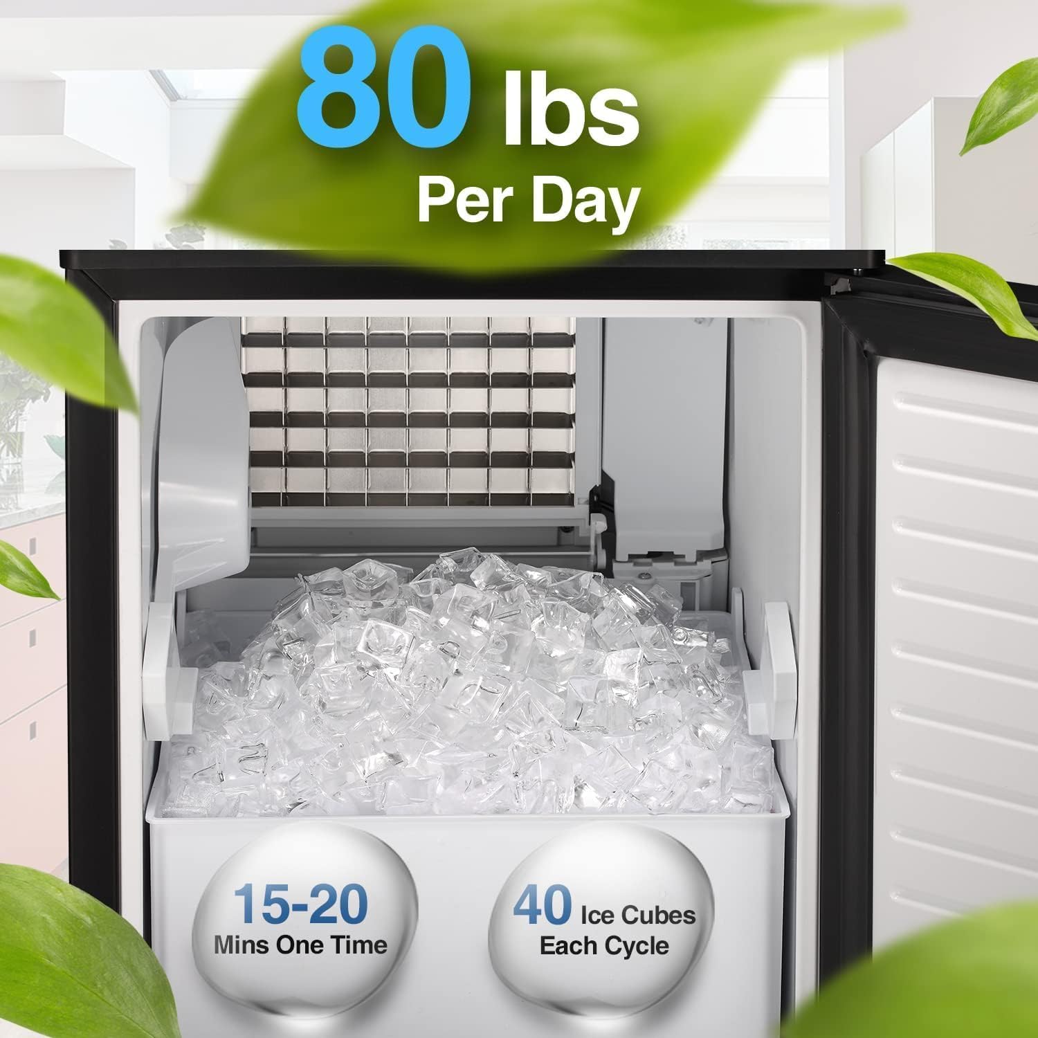 🔥clearance sale🔥 100LBS/200LBS/265LBS  Freestanding Commercial Ice Maker
