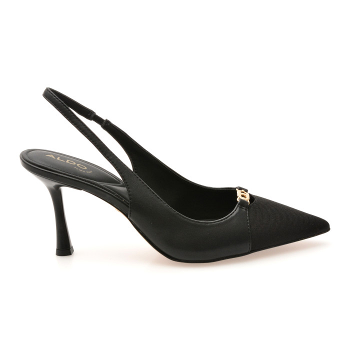 Pantofi eleganti ALDO negri, AUGUSTAS 007, din piele ecologica