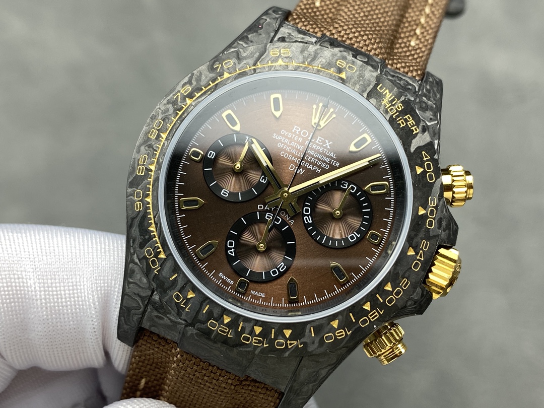 Rolex Daytona DiW Black Gold Customised NTPT Carbon Fiber 40mm
