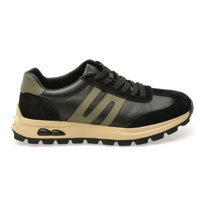 Pantofi sport GRYXX negri, 61919, din piele naturala