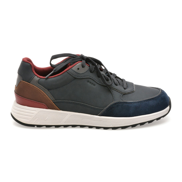 Pantofi sport GEOX bleumarin, U55F1B, din piele naturala