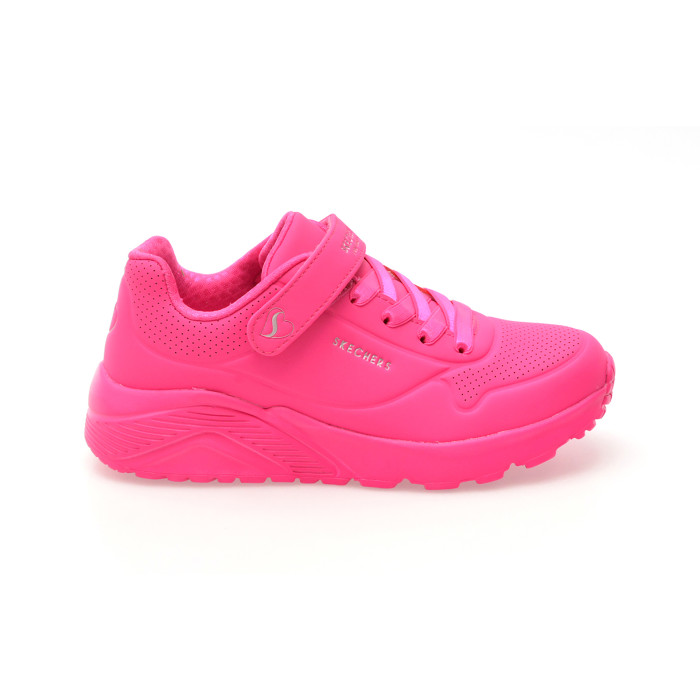 Pantofi sport SKECHERS roz, UNO LITE , din piele ecologica