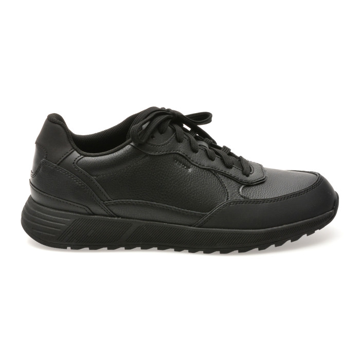 Pantofi sport GEOX negri, U55F1B, din piele ecologica