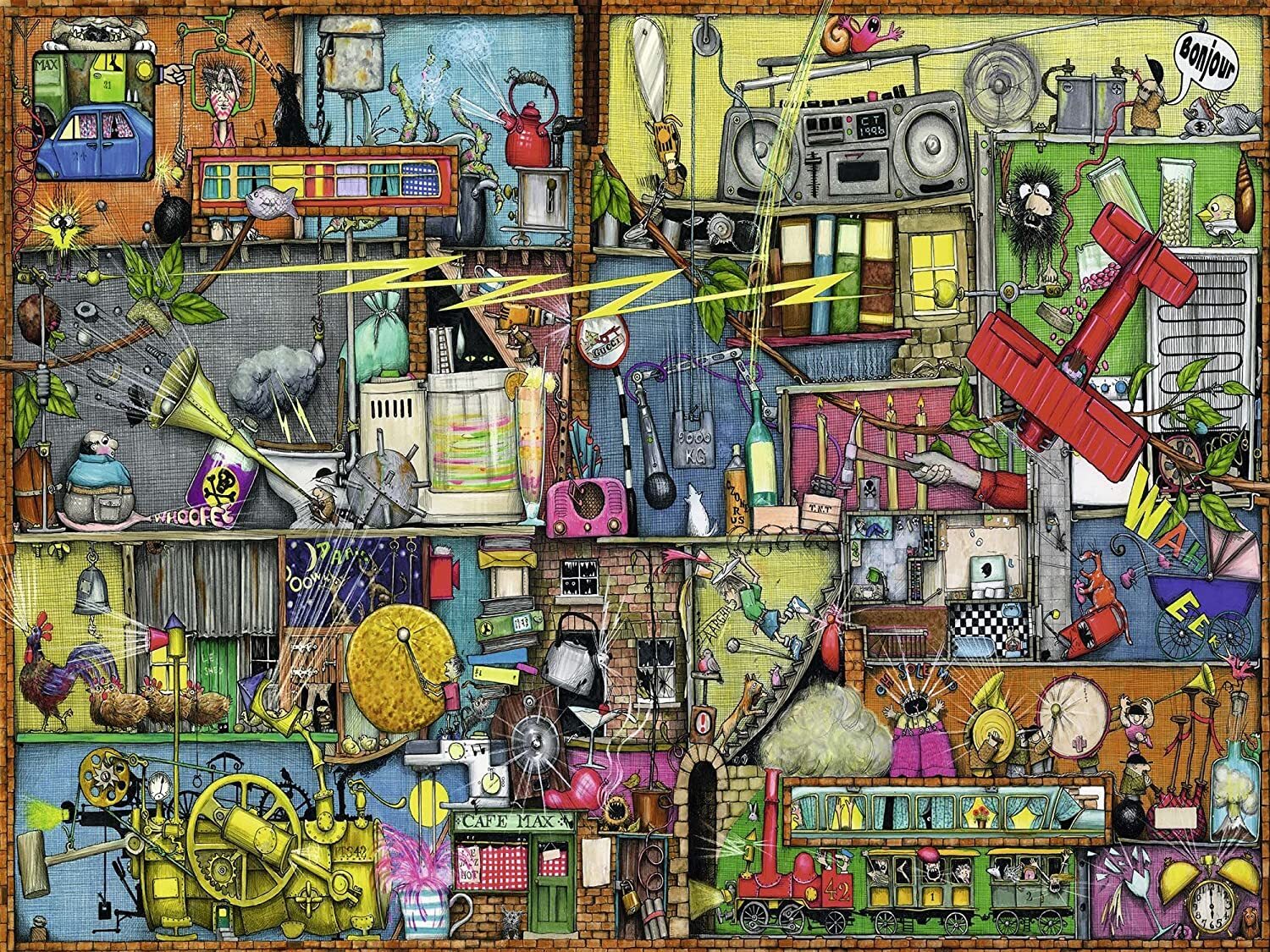 Colin Thompson Cling, Clang, Clutter 1500 Piece Puzzle