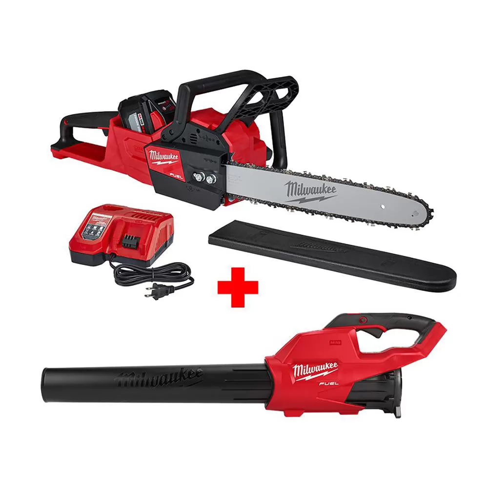 Milwaukee Pre-Sale 2727-21HDP M18 FUEL 18V Cordless 16-Inch Chainsaw & Blower Tool Kit