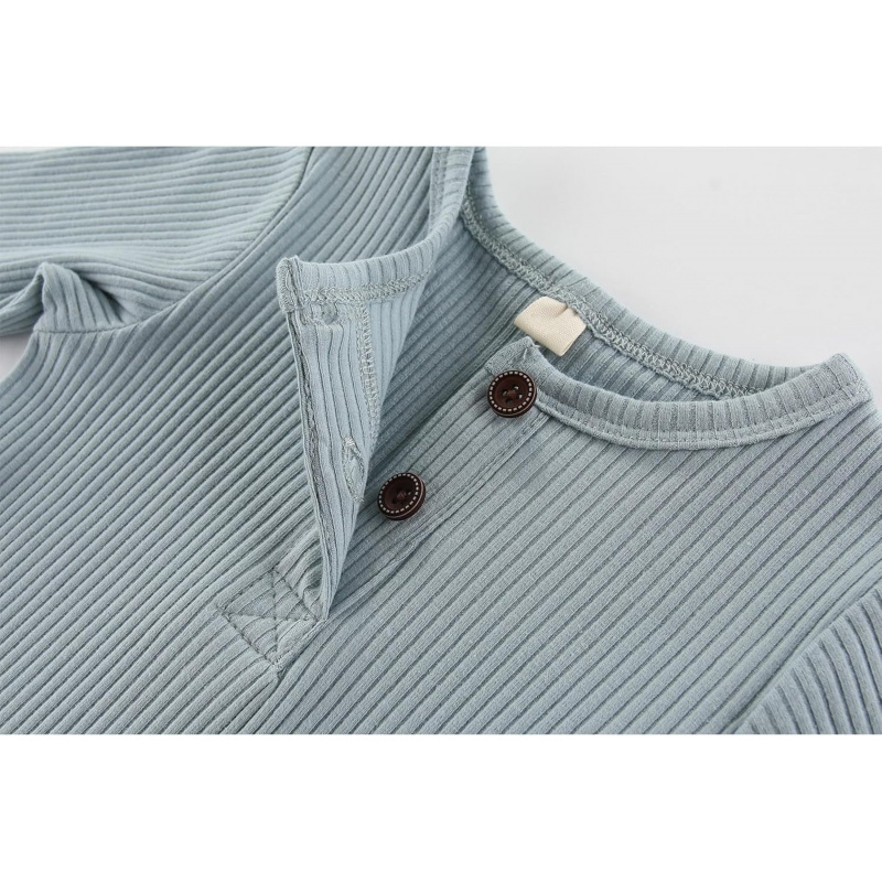 VAELIRAEL Unisex Long Sleeve 4-Pack Baby Romper