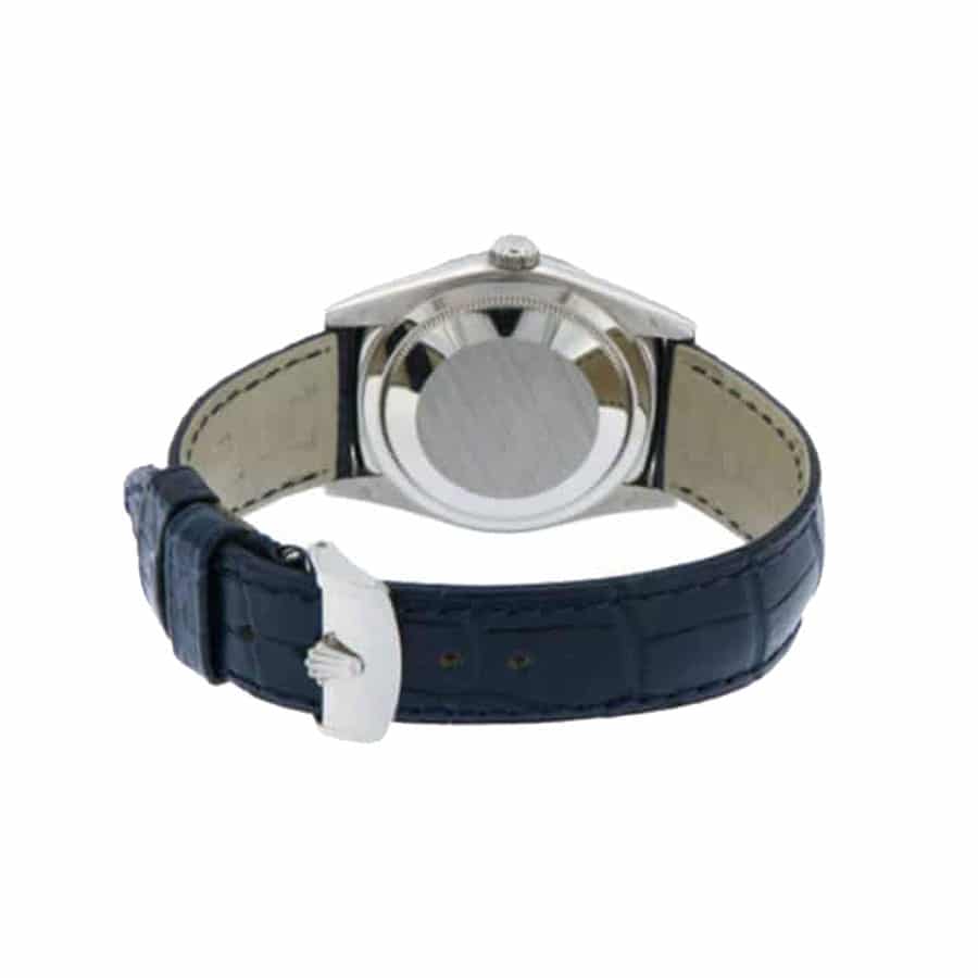 Rolex Leather Blue Replica