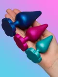 ROMP Luster Silicone Butt Plug Set