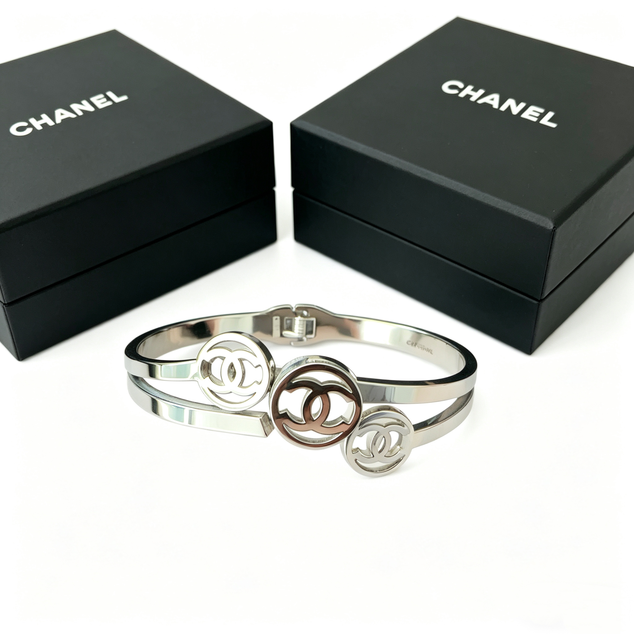 C—3C Double Layer Metal Bangle