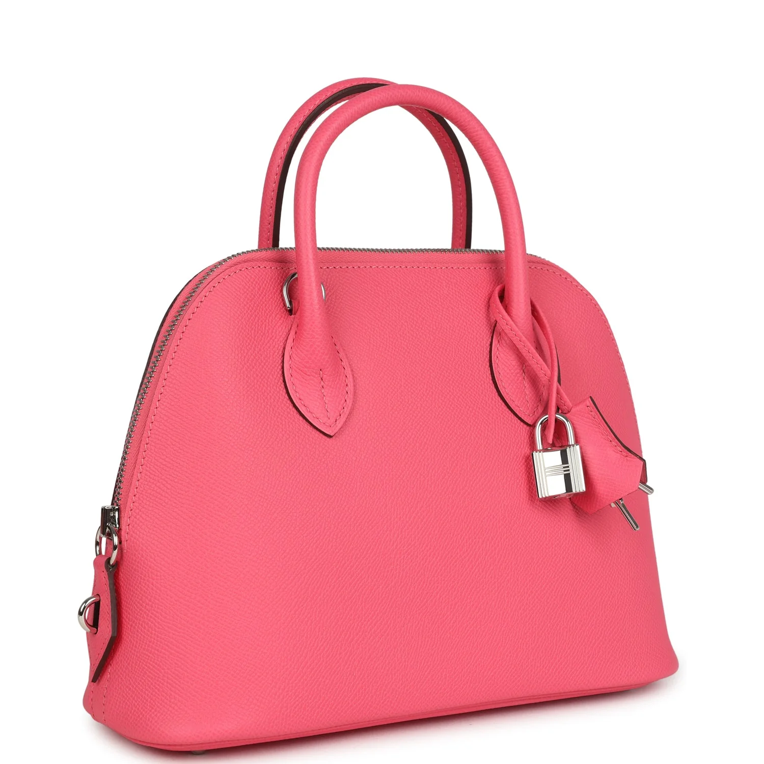 Hermes 1923 Bolide 25 Rose Azalee Epsom Palladium Hardware