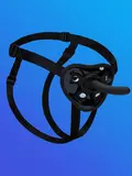 Lovehoney Beginner's Unisex Strap-On Harness Kit with 5 Inch Pegging Dildo