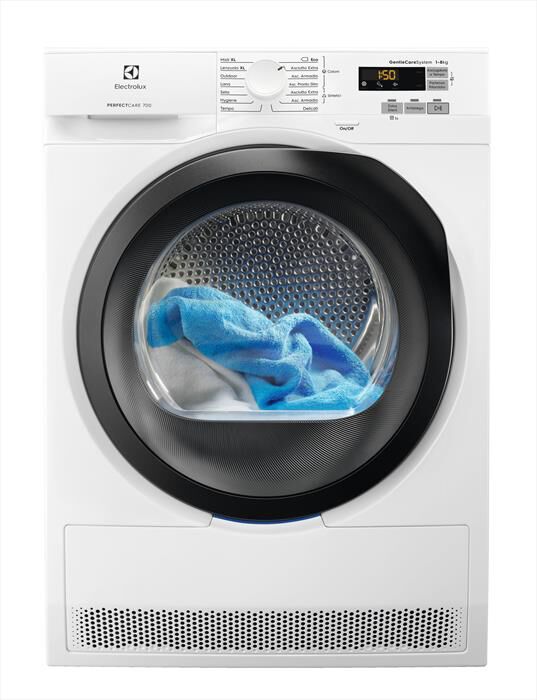ELECTROLUX - Asciugatrice EW7H583B 8Kg Classe C-Bianco/oblò nero