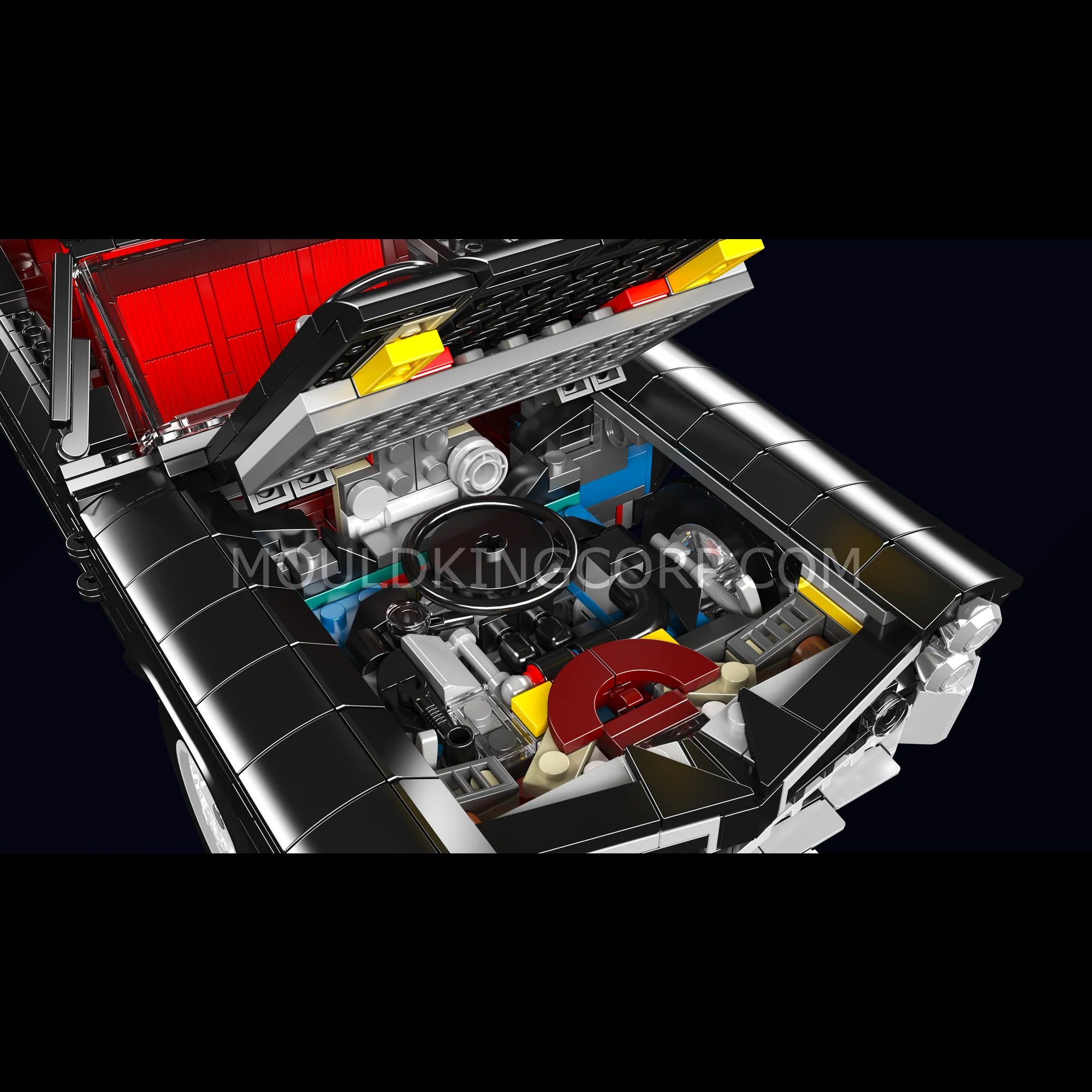 Mould King 10199 GTO Classic Muscle Car Model Building Set | 1,563 Pcs