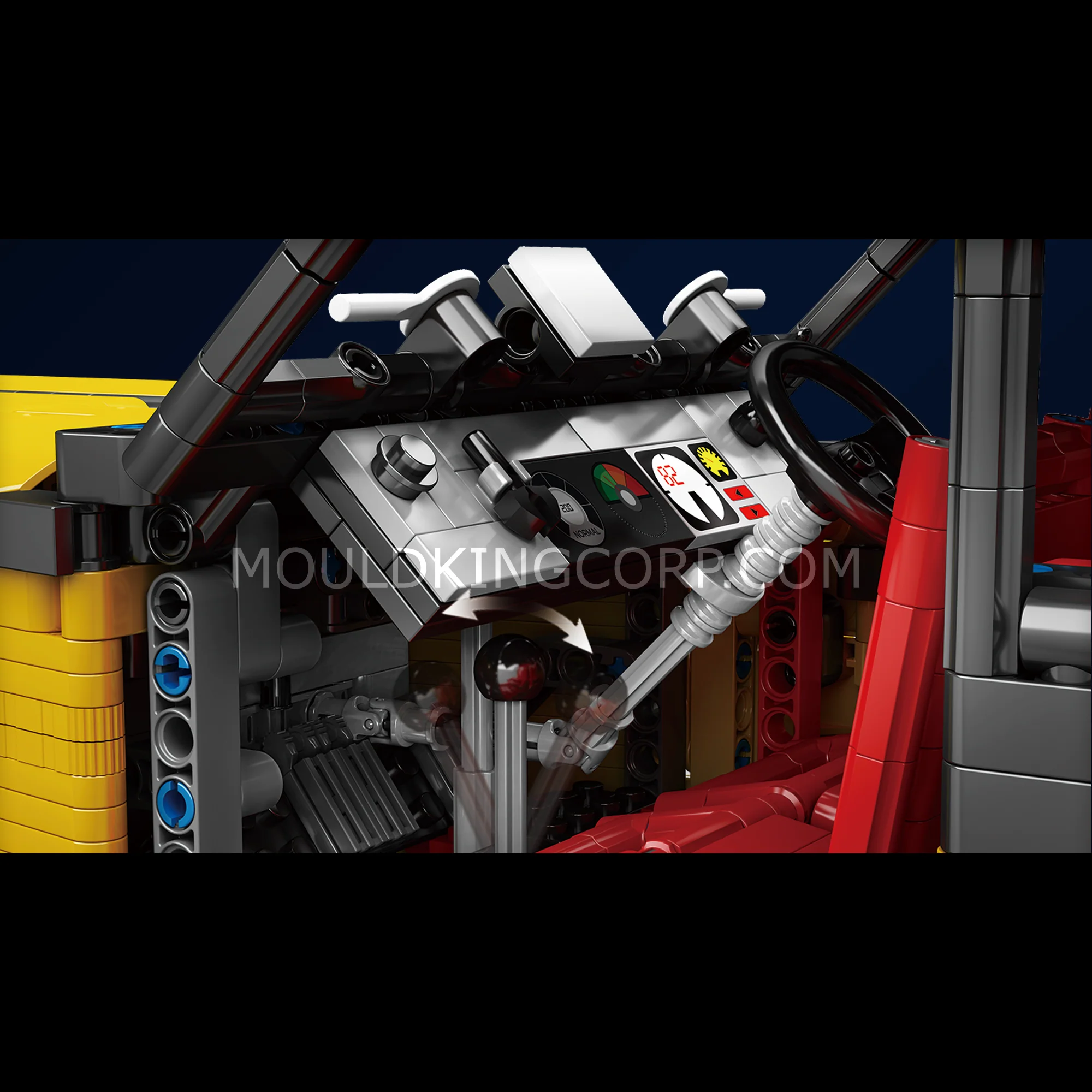 MOULD KING 13080 Vintage T50 Car Remote Controlled Building Set | 3,654 PCS