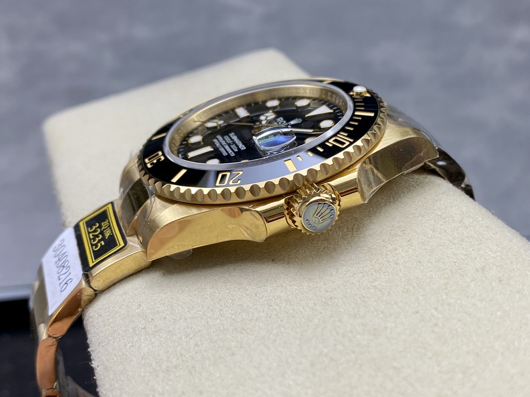 Rolex Submariner 126618LN Yellow Gold Black Dial 41mm Mens Replica Watch
