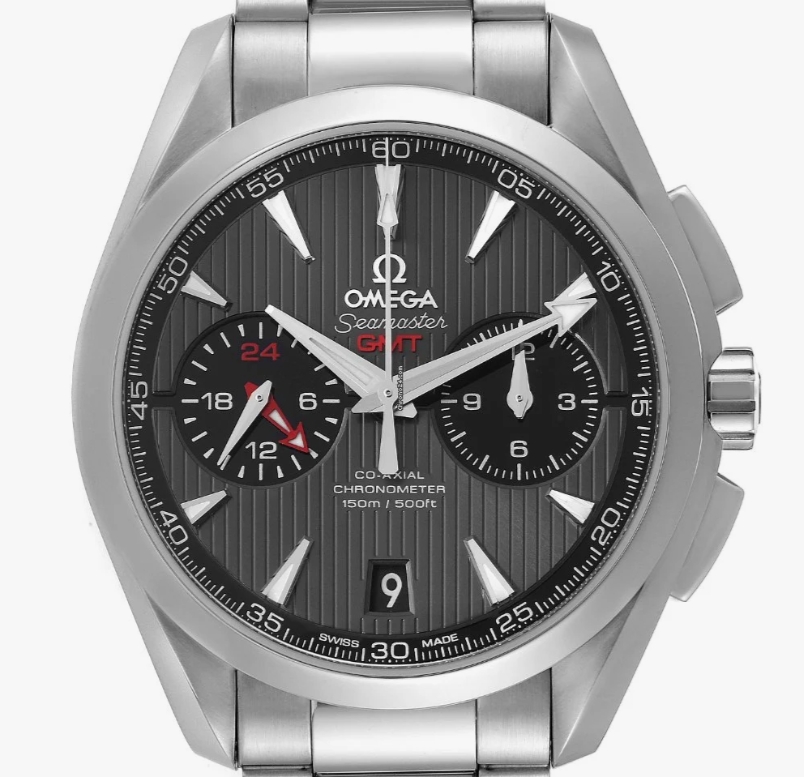【Super Clone】Omega Aqua Terra 150m Co-Axial GMT Chronograph Watch 231.10.43.52.06.001